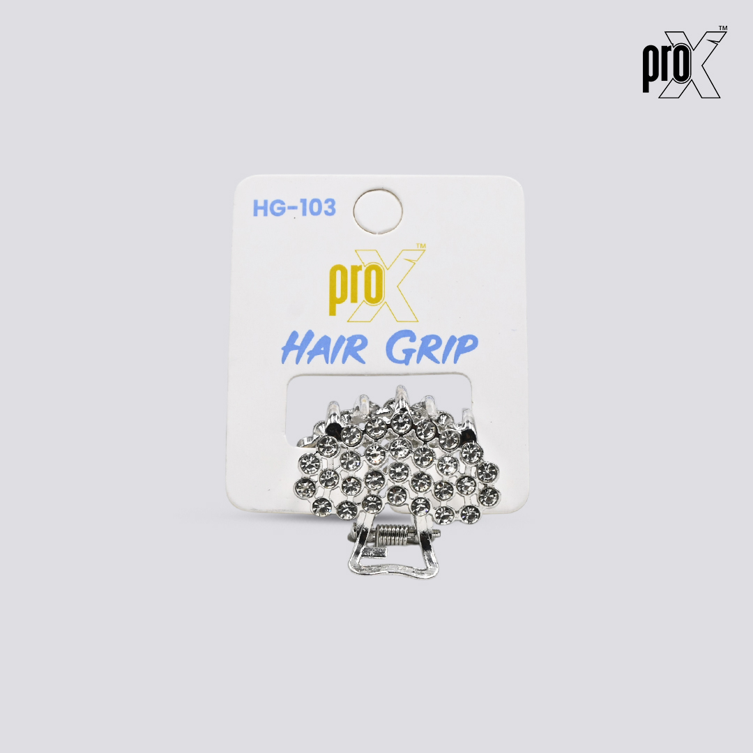 ProX Nonslip Durable Hair Grip For Women HG-103-30 (Multi-Color)_img_2