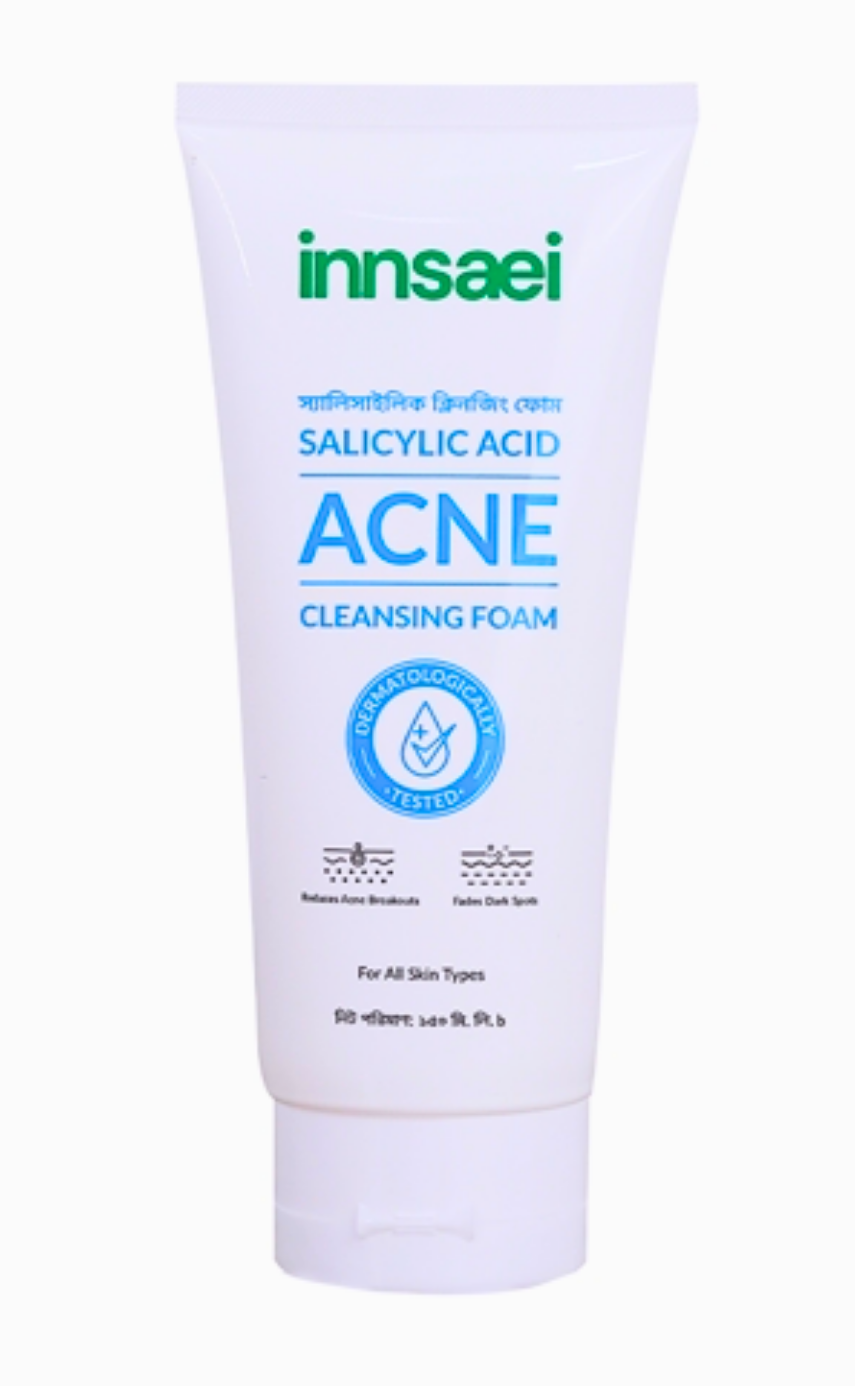 Innsaei  Salicylic Acid Acne Solution Cleansing Foam 150ml - Image 2