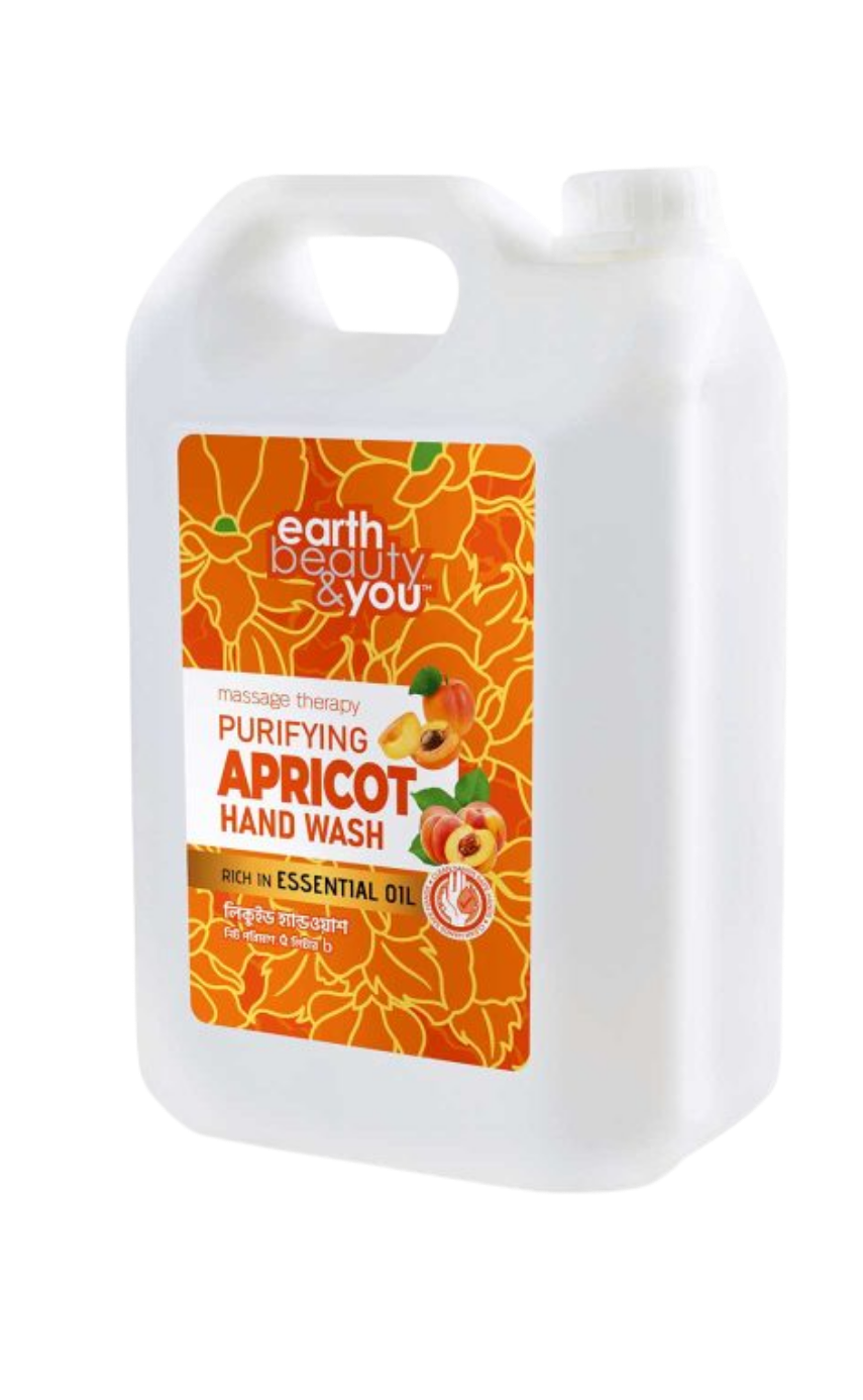 Earth Beauty & You Purifying Apricot Hand Wash - 5L - Image 1