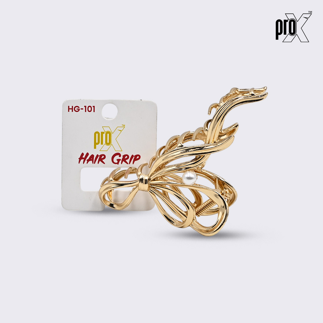 ProX Elegant  Hair Grip for Women HG-101-11_Golden Color_img_0