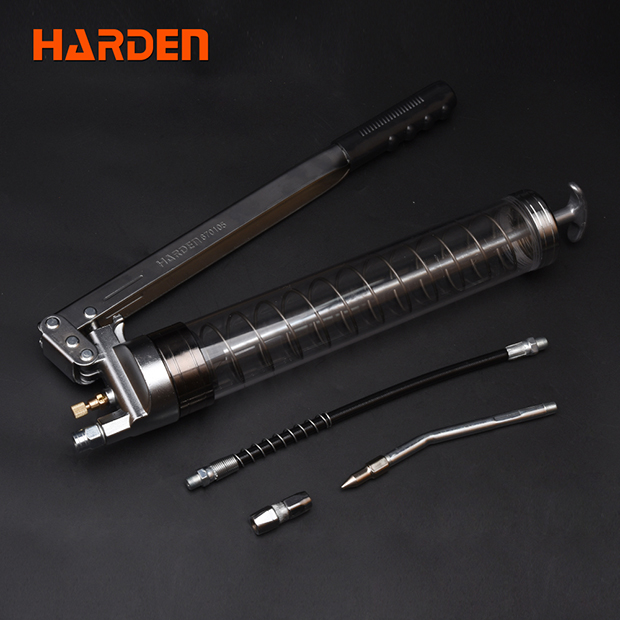 HARDEN Grease Gun, 900cc, Double Pump Pressure, Hand-operated, Heavy Duty;  670105