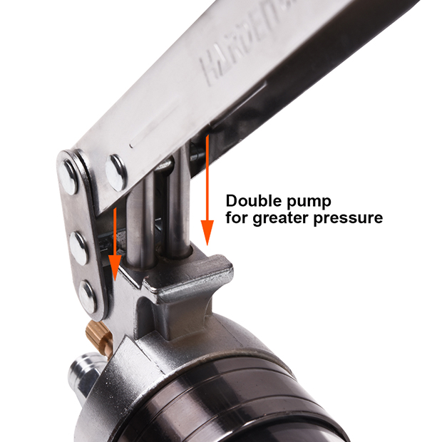 HARDEN Grease Gun, 900cc, Double Pump Pressure, Hand-operated, Heavy Duty;  670105_img_2