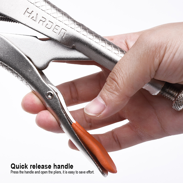 HARDEN Locking Pliers ( Straight Jaw ), Grip Plier with 2 size Option ( 7" | 10" ); Model: 560603 | 560604_img_3