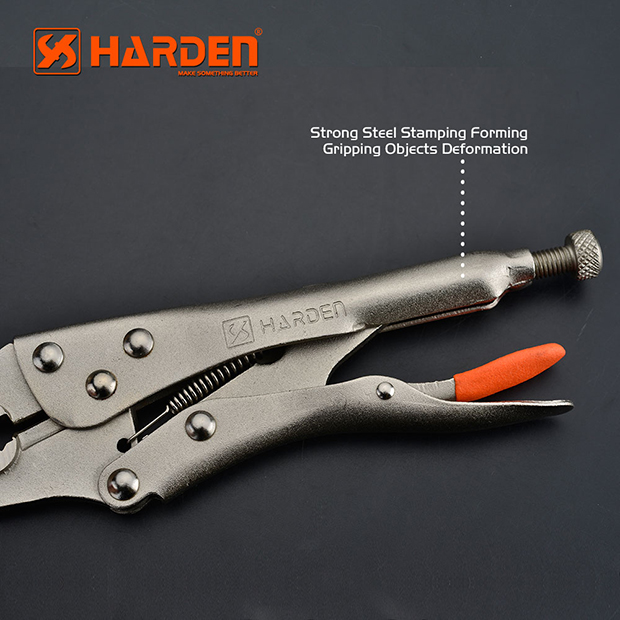 HARDEN 9" Grip Pliers, Straight Jaw, Professional Long Nose Locking Pliers Grip Pliers Straight Jaw Lock Vise Grip Clamp Hand Tool; Model: 560622_img_2