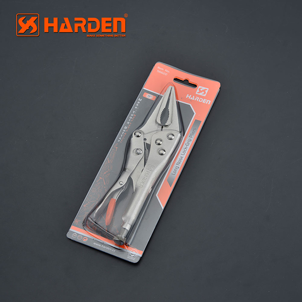 HARDEN 9" Grip Pliers, Straight Jaw, Professional Long Nose Locking Pliers Grip Pliers Straight Jaw Lock Vise Grip Clamp Hand Tool; Model: 560622_img_3