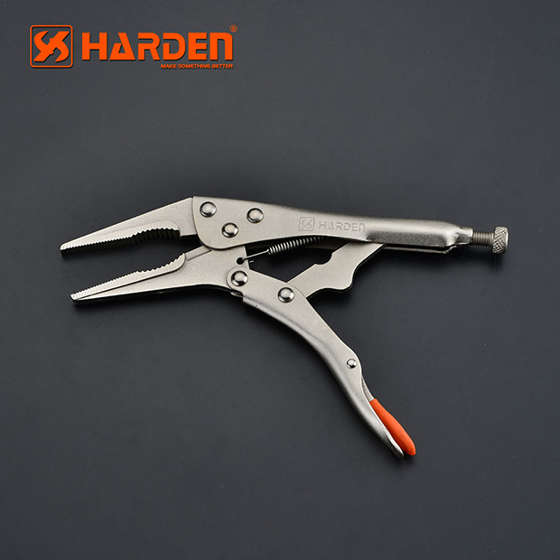 HARDEN 9" Grip Pliers, Straight Jaw, Professional Long Nose Locking Pliers Grip Pliers Straight Jaw Lock Vise Grip Clamp Hand Tool; Model: 560622_img_4