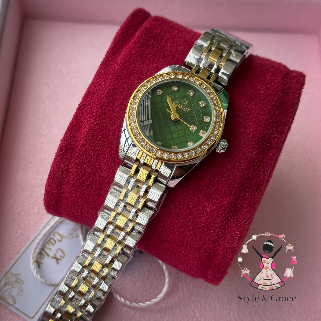 Caslex | CX- | Authentic Dual Tone | Green Dial stone edition_img_1