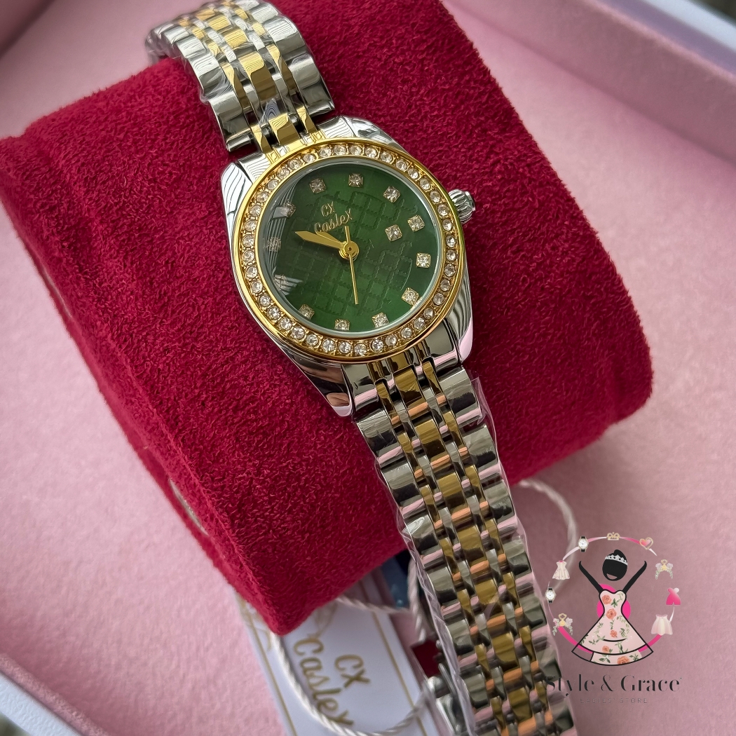 Caslex | CX- | Authentic Dual Tone | Green Dial stone edition_img_2