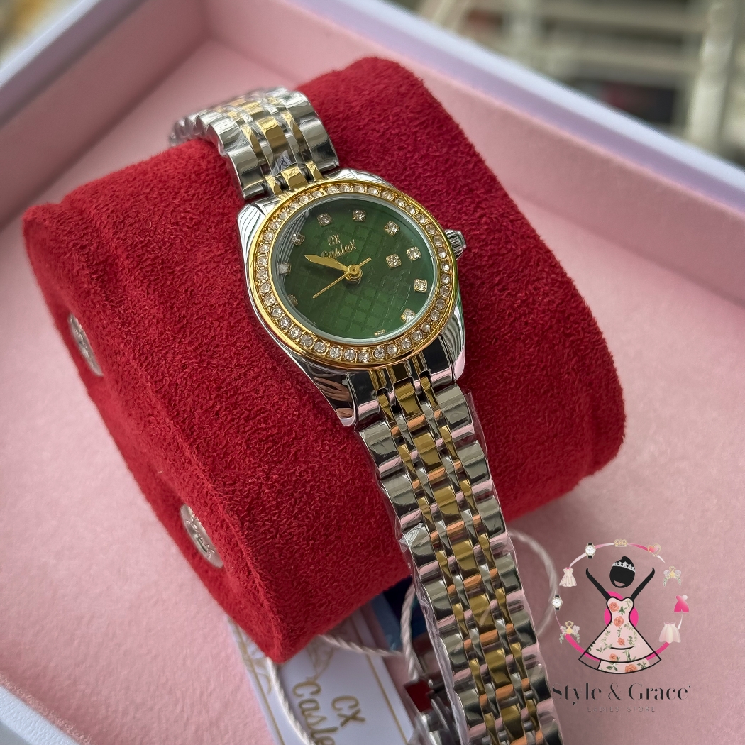 Caslex | CX- | Authentic Dual Tone | Green Dial stone edition_img_3