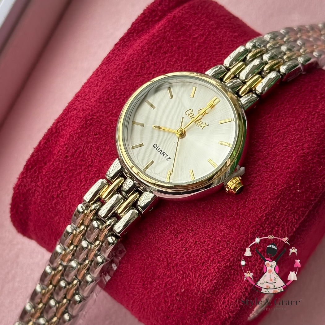 Caslex | CX- | Authentic Dual Tone | Round Shape | Pearl White_img_4