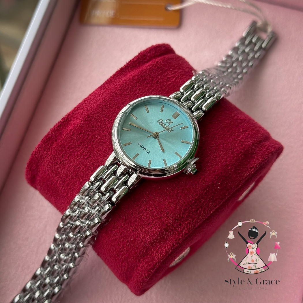 Caslex | CX- | Authentic Dual Tone | Round Shape | Tiffany White_img_3