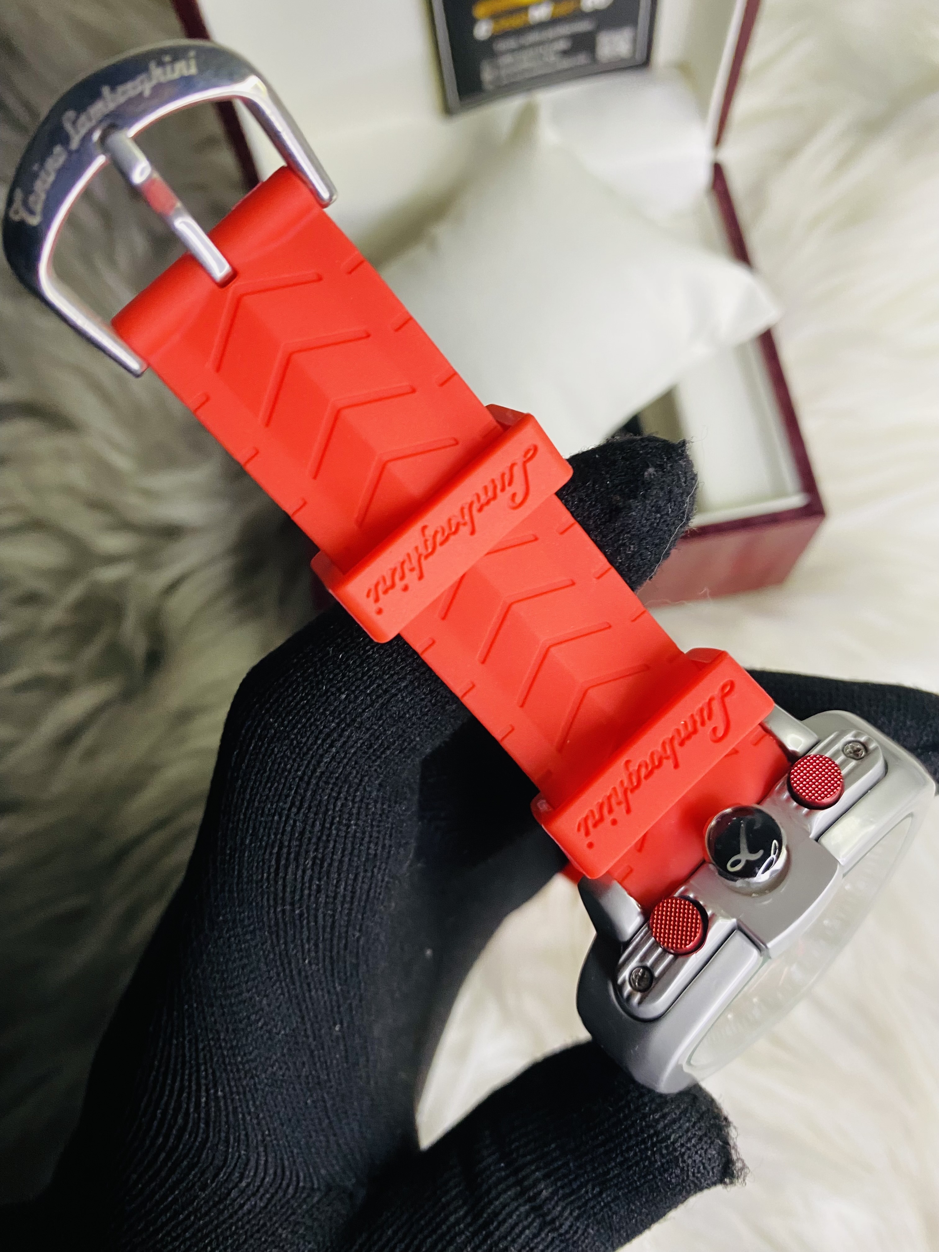 Lamborghini red belt red dial_img_1