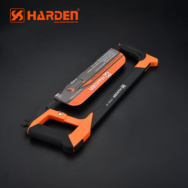 HARDEN 12” Square Hacksaw Frame, Aluminium D Type Handle, High Tension Hacksaw Frame with Front Grip, 45° and 90° Cutting Angle Design, Professional quality; 610705_img_4