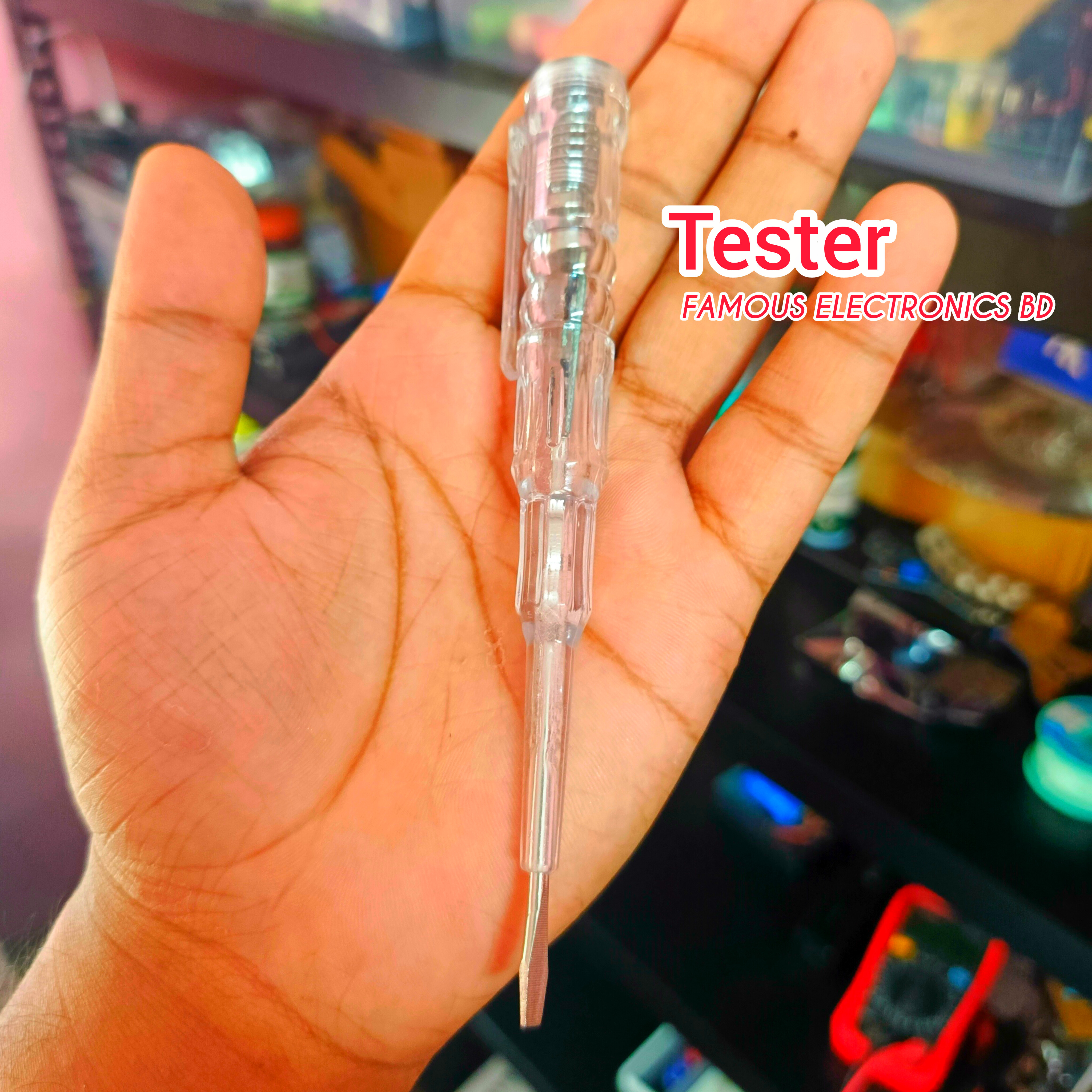 Intelligent Waterproof Voltage Tester Pen Power Voltage Detector Electricity Detector Test Pencil With High Brightness Led Light Electrical Indicator Tool With Screwdriver_img_5