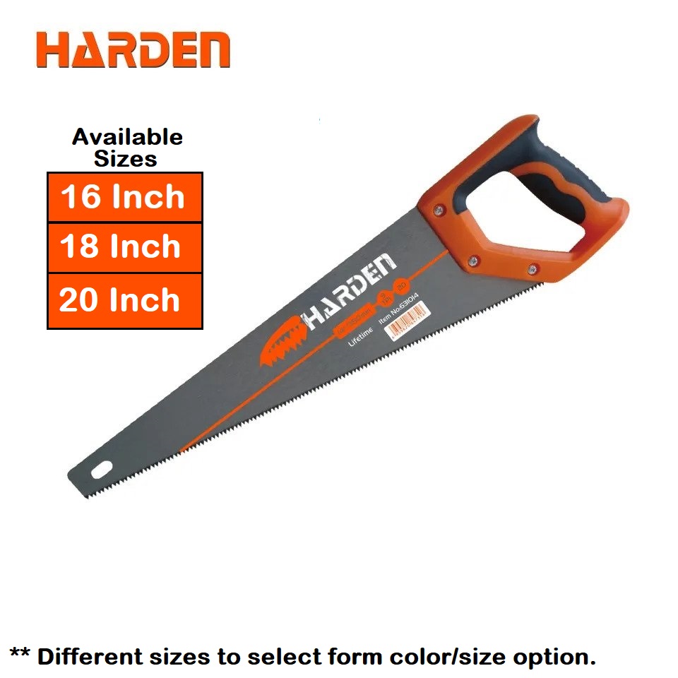 HARDEN Hand Saw ( 16" | 18" | 20" ); Woodworking hand tools fruit tree logging household cutting hacksaw; 631016 | 631018 | 631020_img_0