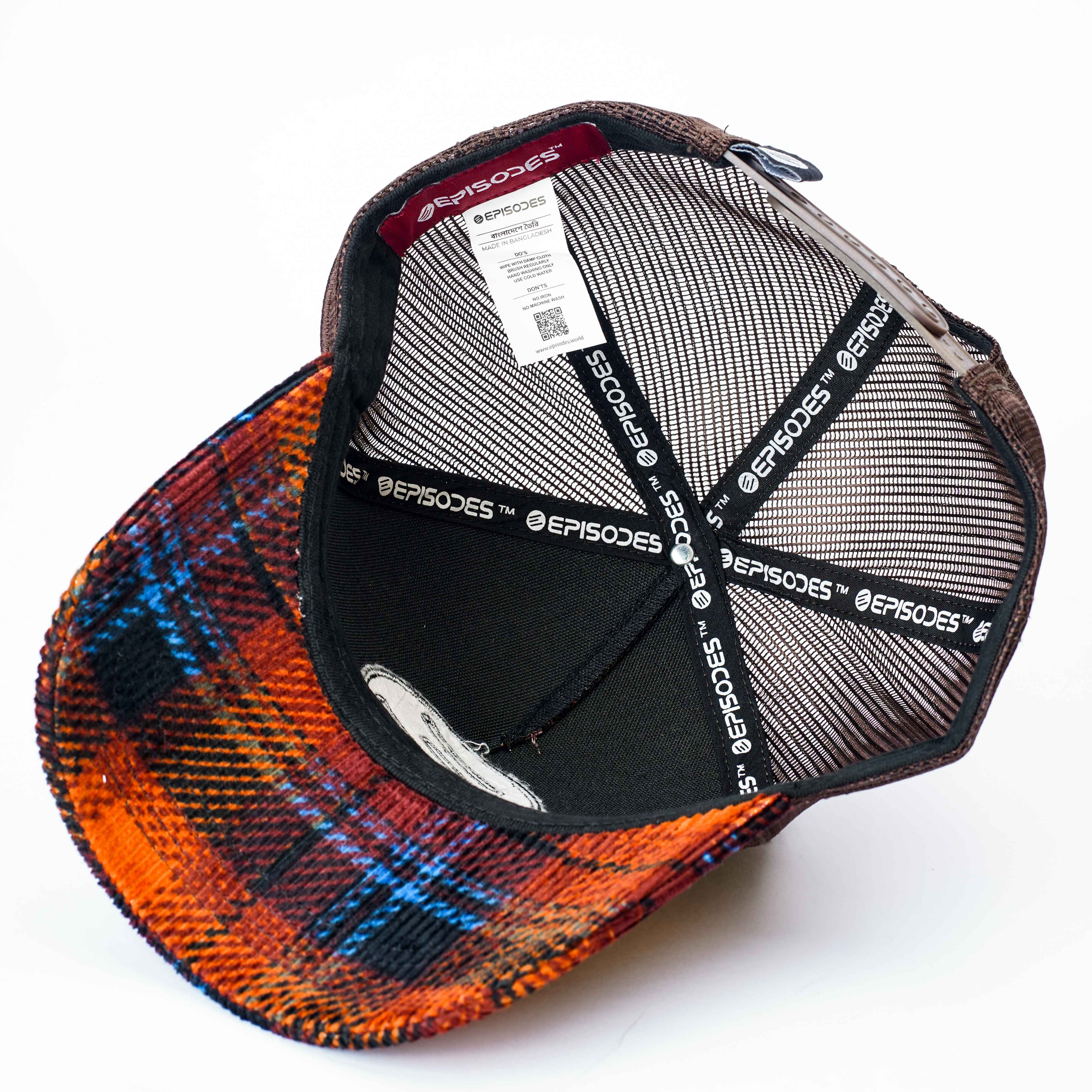 Episodes Retro Flame Corduroy Flannel Cap_img_4