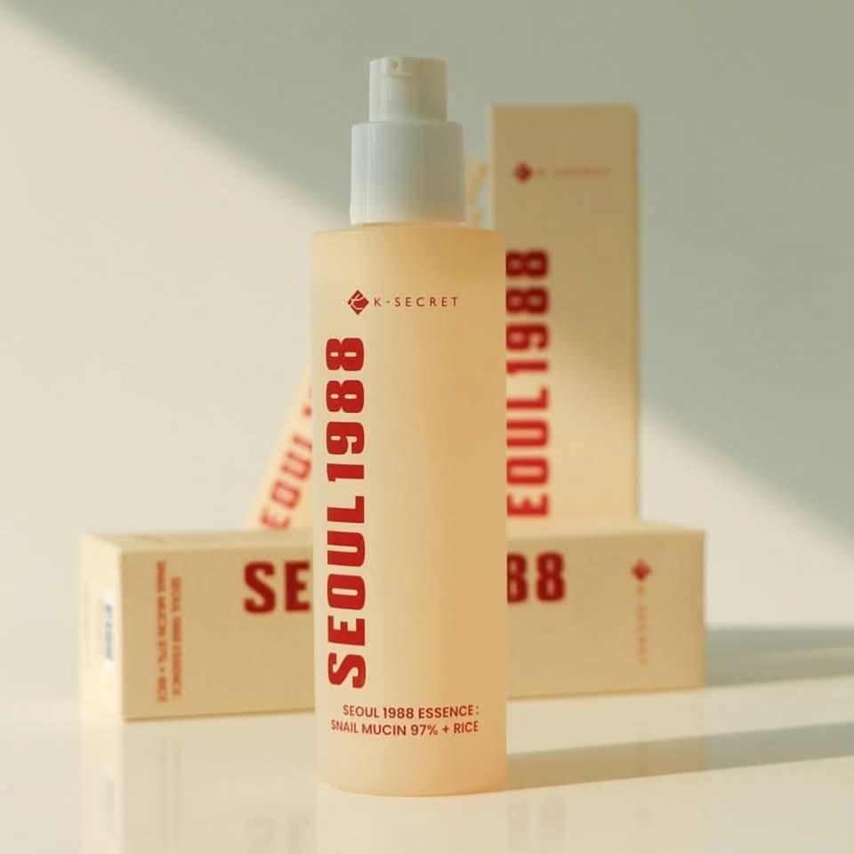 K-Secret Seoul 1988 Essence Snail Mucin 97%+rice