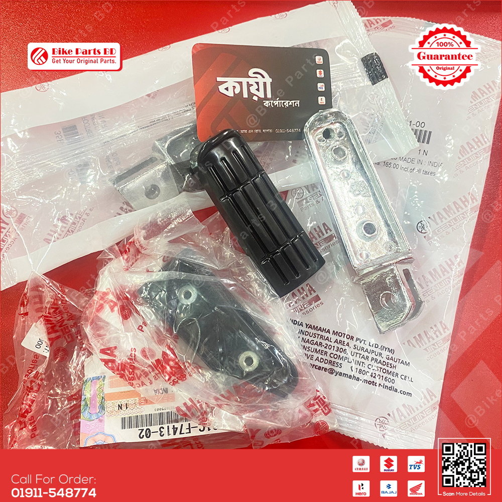 Footrest (Front-Set) for Yamaha FZS V1, FZS V2, FZS V3, FZS V4, Fazer V1 & Fazer V2 bike_img_0