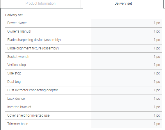 CROWN CT14026 Professional Power Planer, 1200W, 3mm, 110mm; Model: CT14026_img_2