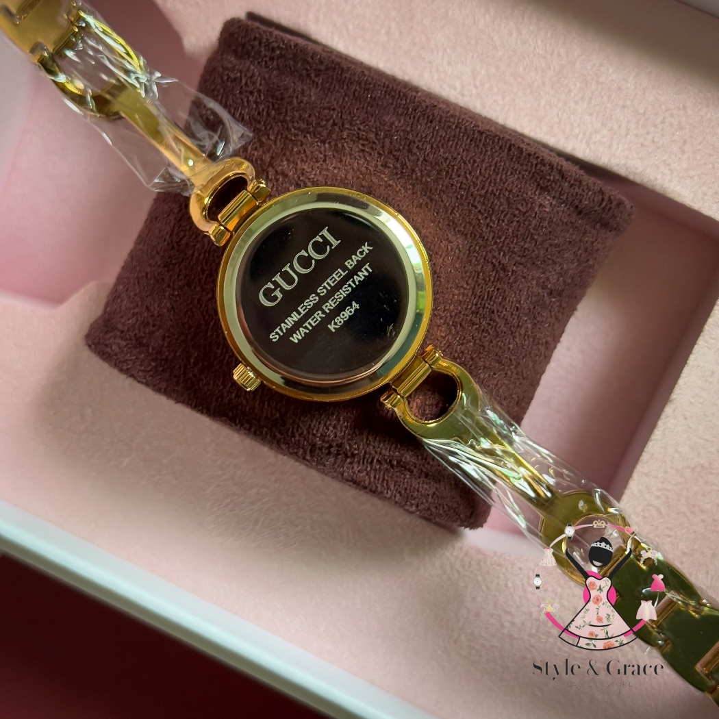 Gucci | Sunflower Gold Round Shape | Green Dial | IPG Coated_img_5