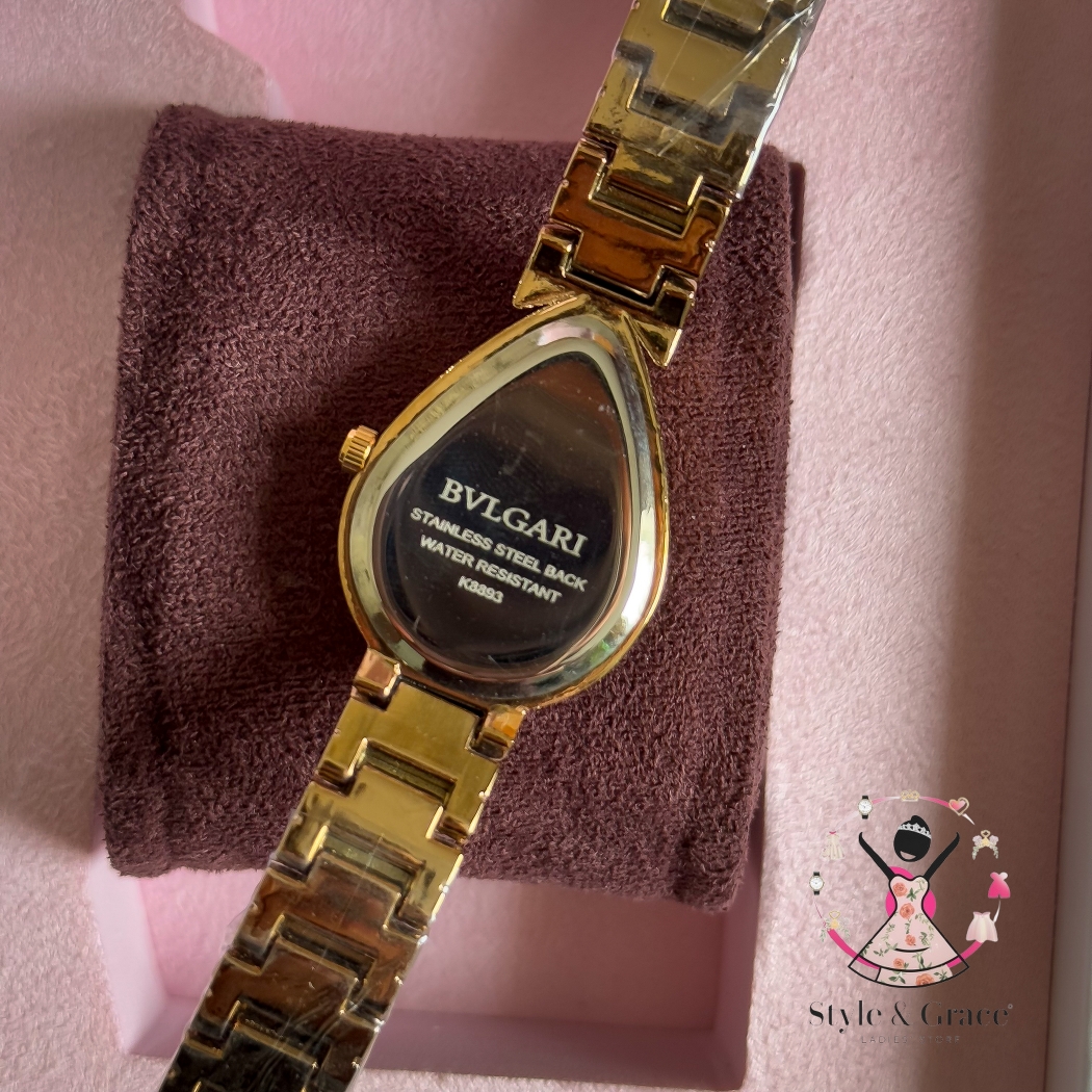 Bvlgari | Beatle Leaf Shape | Full Gold | Black Dial_img_7