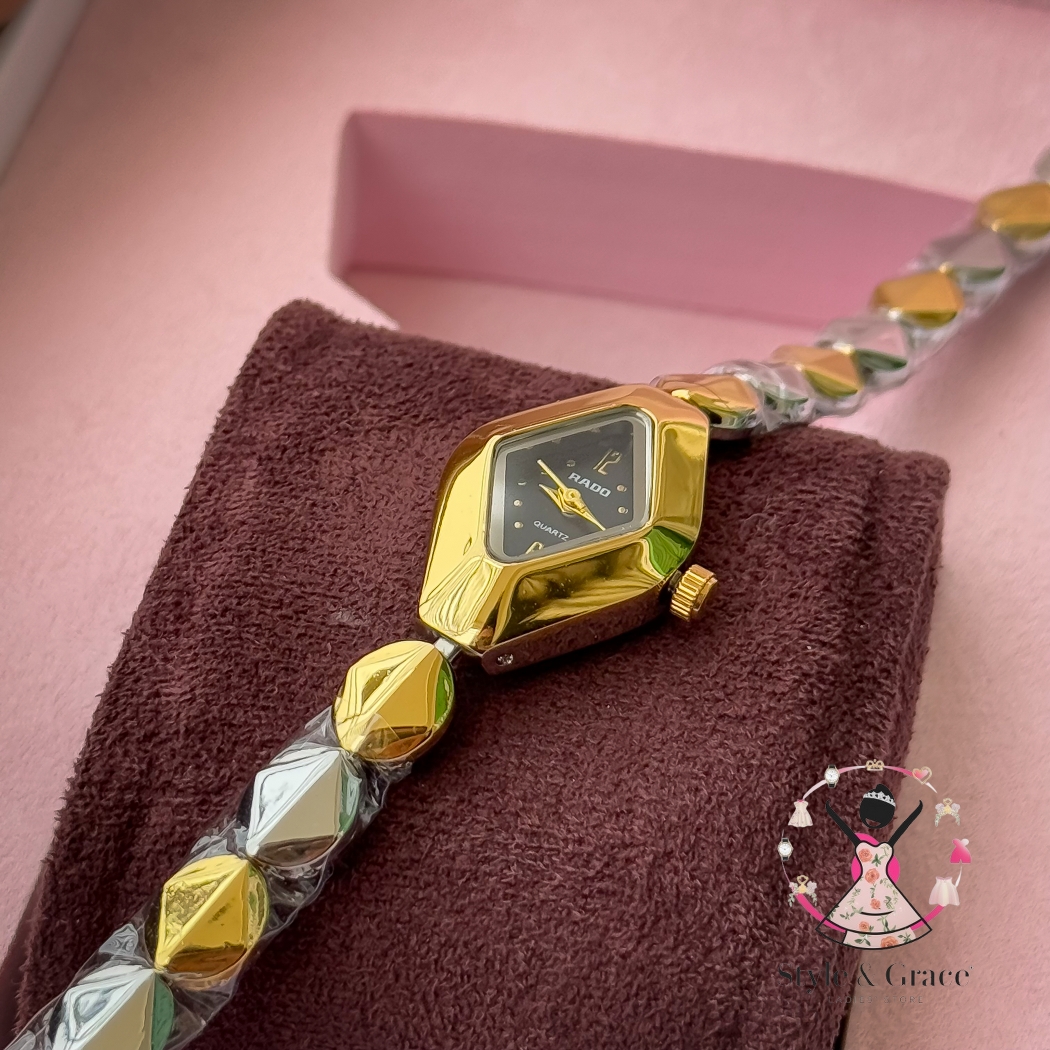 Rado Triangle Shape | Dual Tone | Black Dial_img_5