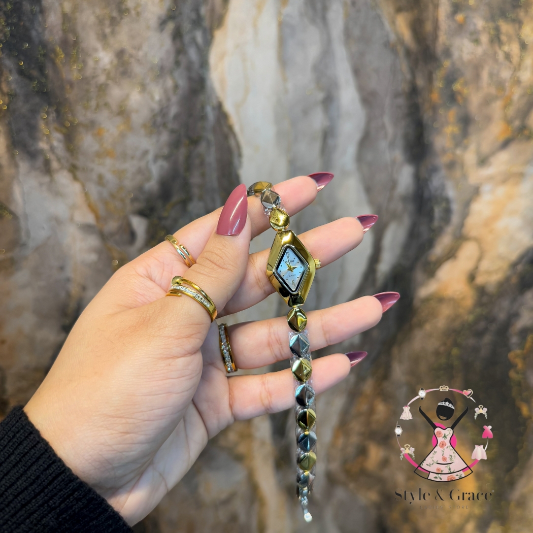 Rado Triangle Shape | Dual Tone | White Dial_img_4