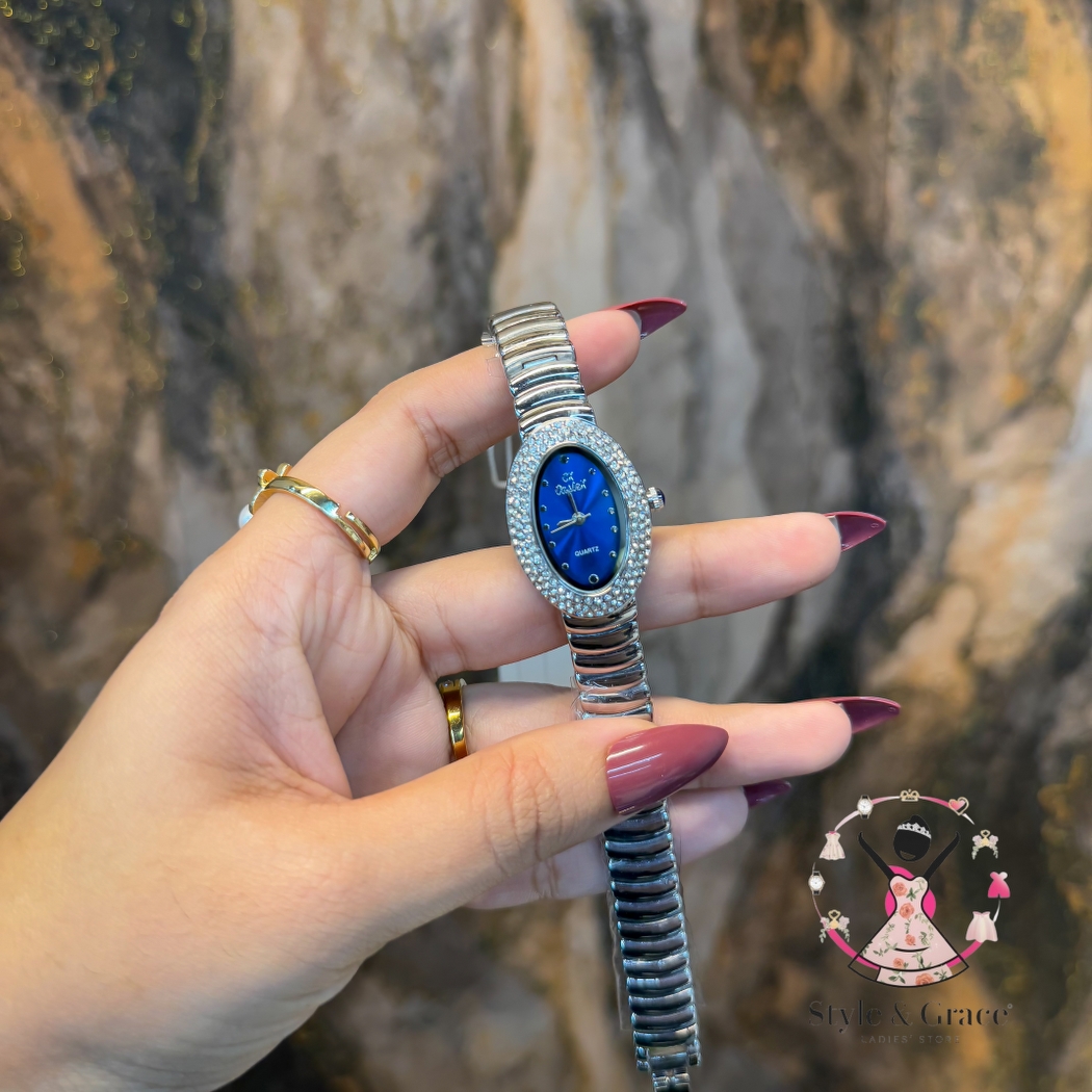 Caslex | CX - | Stoned Constellation | Single Tone | Blue Dial_img_4