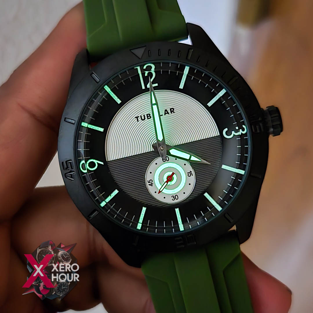 Tubular Silicon Plain Sport | Green belt_img_1