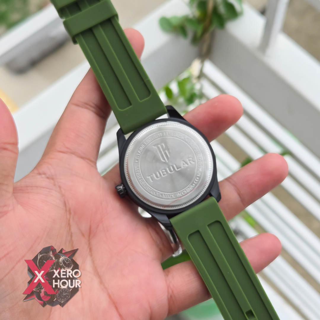 Tubular Silicon Plain Sport | Green belt_img_4