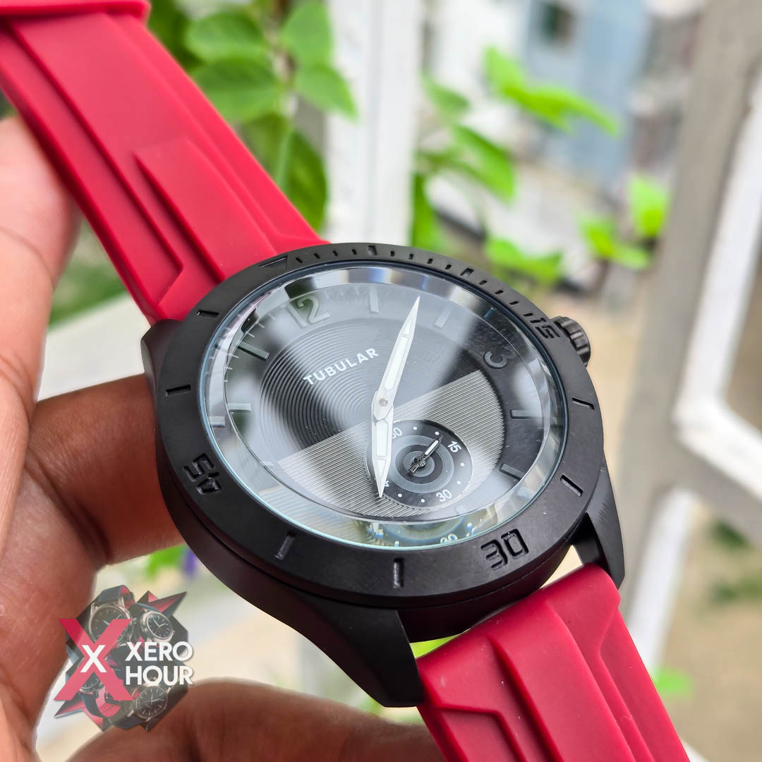 Tubular Silicon Plain Sport | Red Belt_img_3