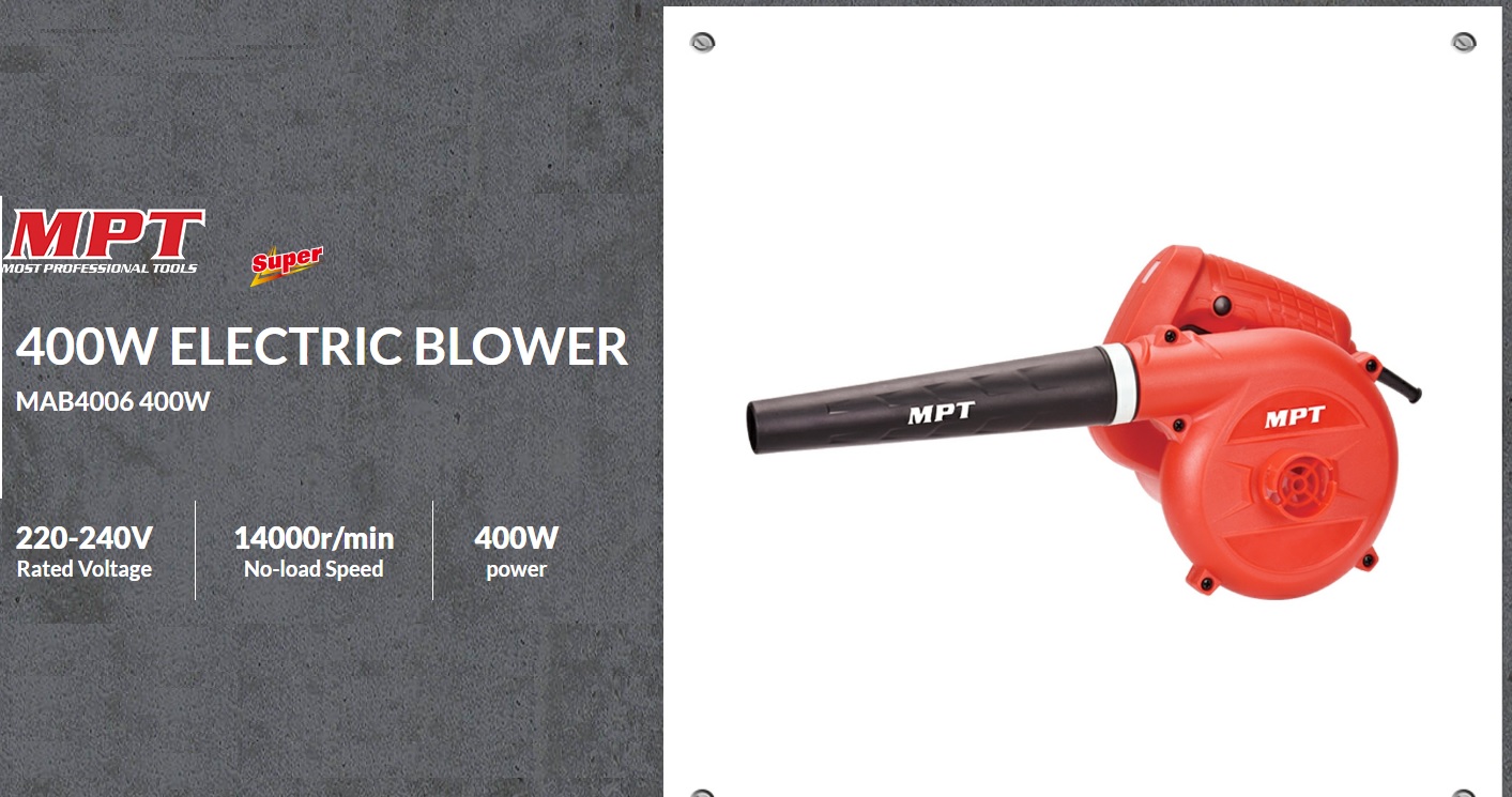 MPT MAB4006,400w Electric Dust Air Blower, 3.0m³/min; Model: MAB4006_img_5