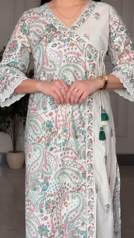 “Ruhani” – Pure Cotton Pakistani Inspired Suit Set (VIRAL) - Image 2