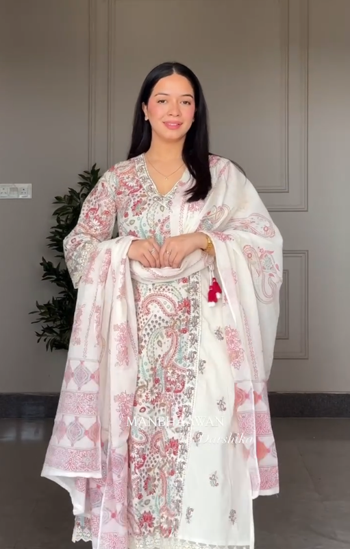 “Ruhani” – Pure Cotton Pakistani Inspired Suit Set (VIRAL) - Image 3