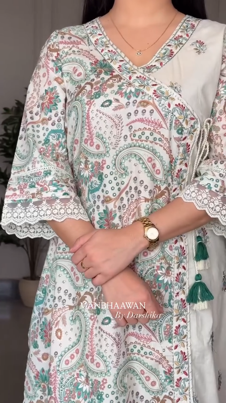 “Ruhani” – Pure Cotton Pakistani Inspired Suit Set (VIRAL) - Image 4