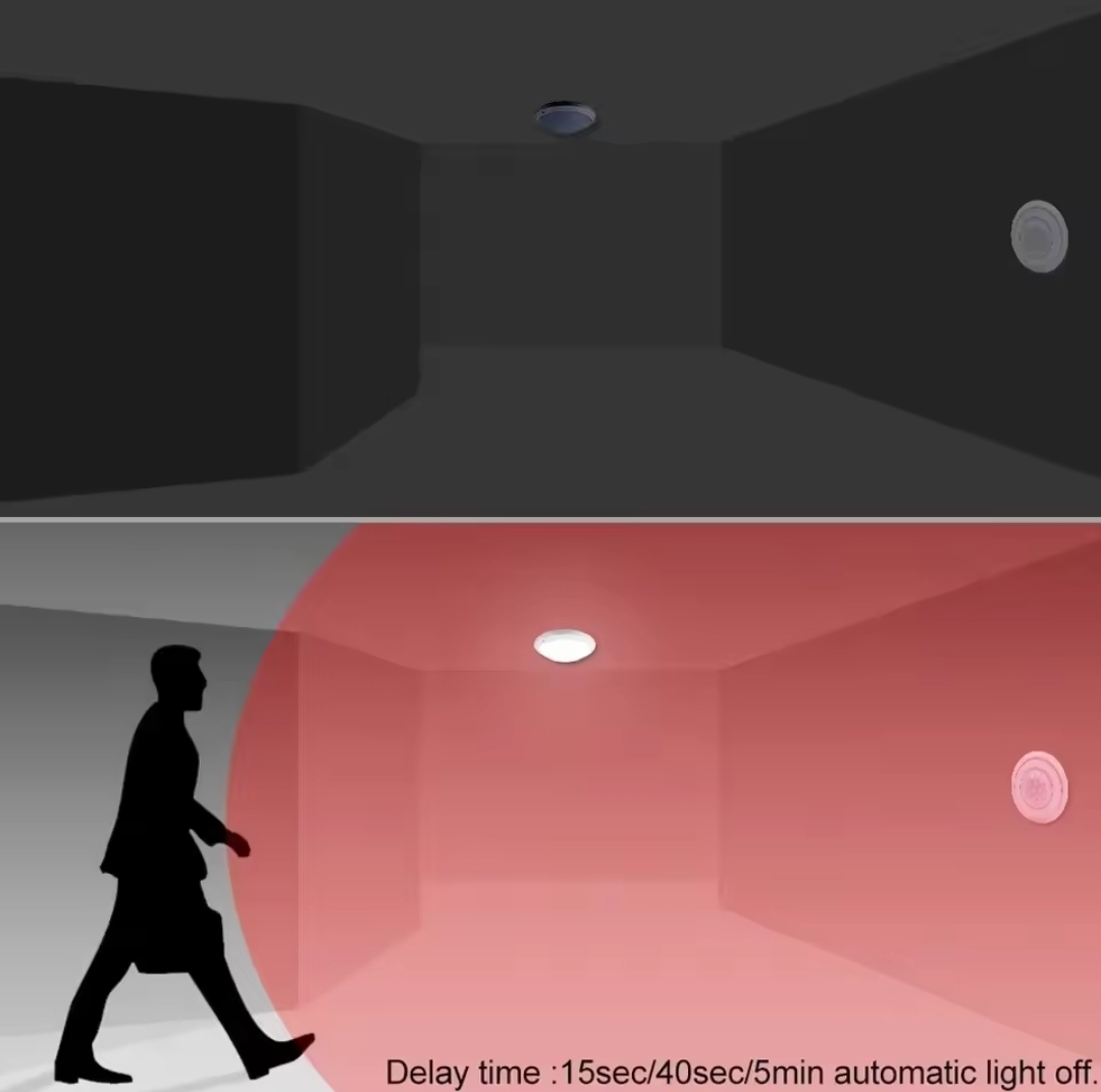 Light PIR Infrared Motion Sensor Switch | AC 110V/220V | Adjustable Time Delay | Day/Night Mode_img_1