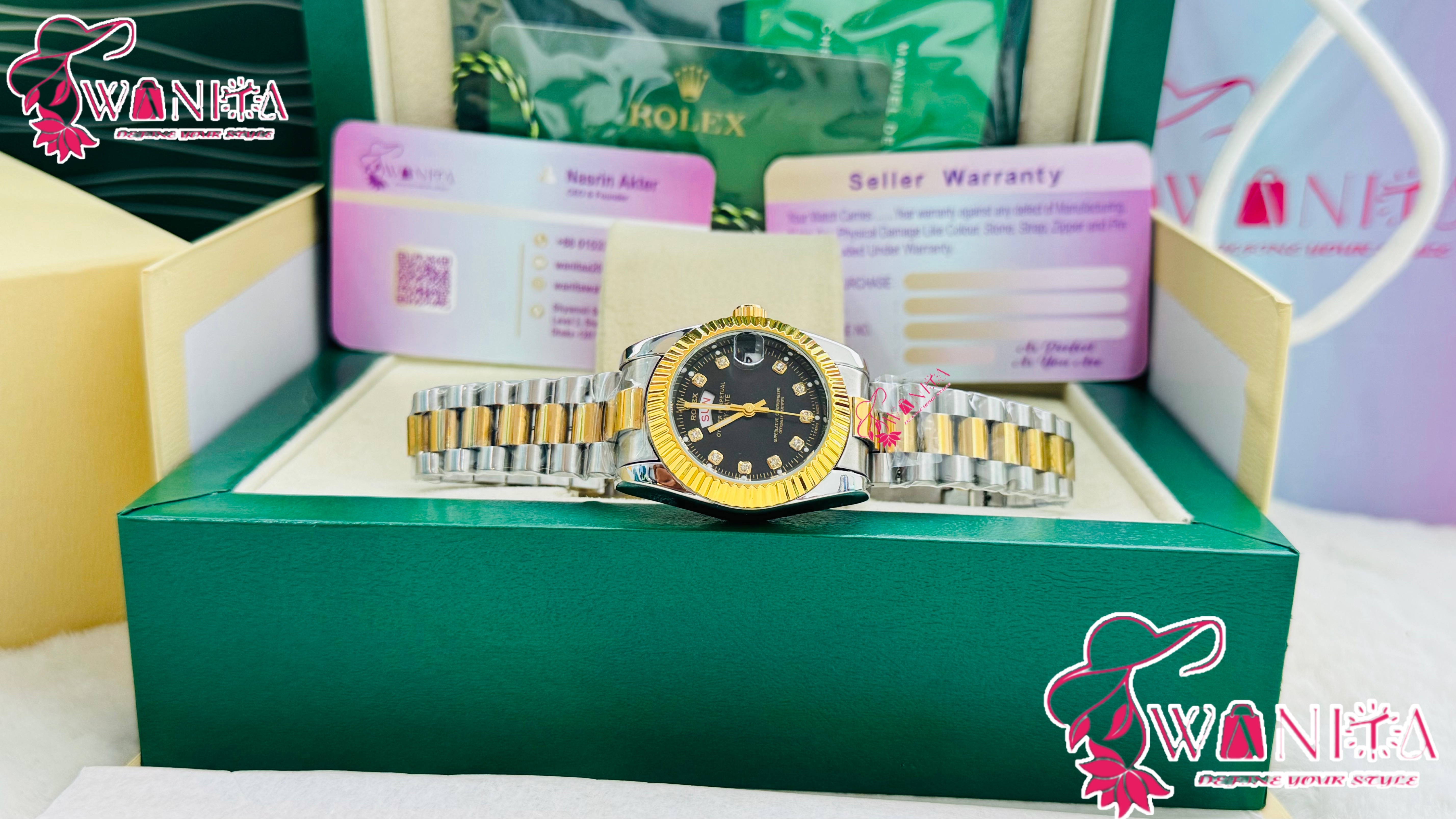 Premium Rolex Black Dial Watch