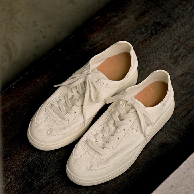 Top-grain cowhide casual sneakers_img_2