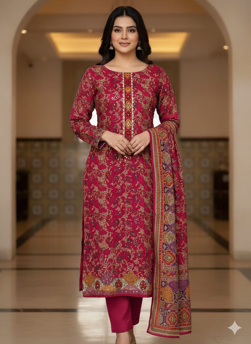 গর্জিয়াস লাহোরি থ্রি পিস (সেলাই বিহীন)_img_1
