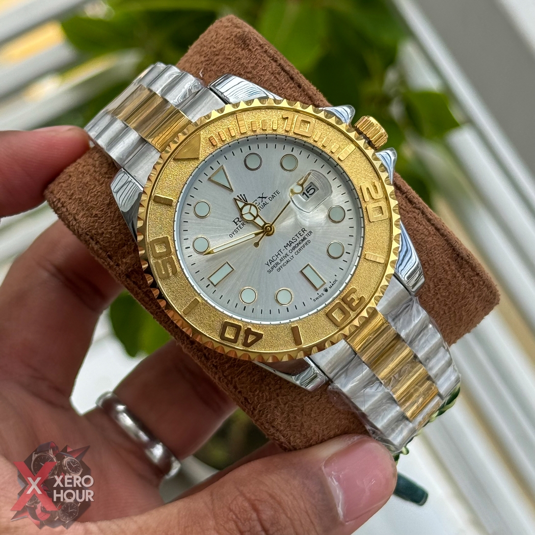 Rolex Yacht master | Chain Edition | Dual Tone White Dial_img_2