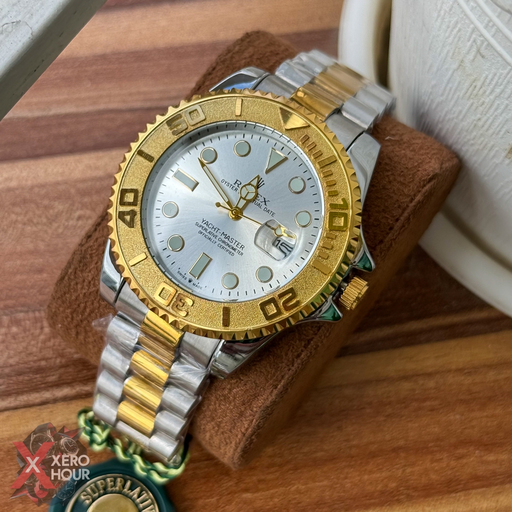 Rolex Yacht master | Chain Edition | Dual Tone White Dial_img_4