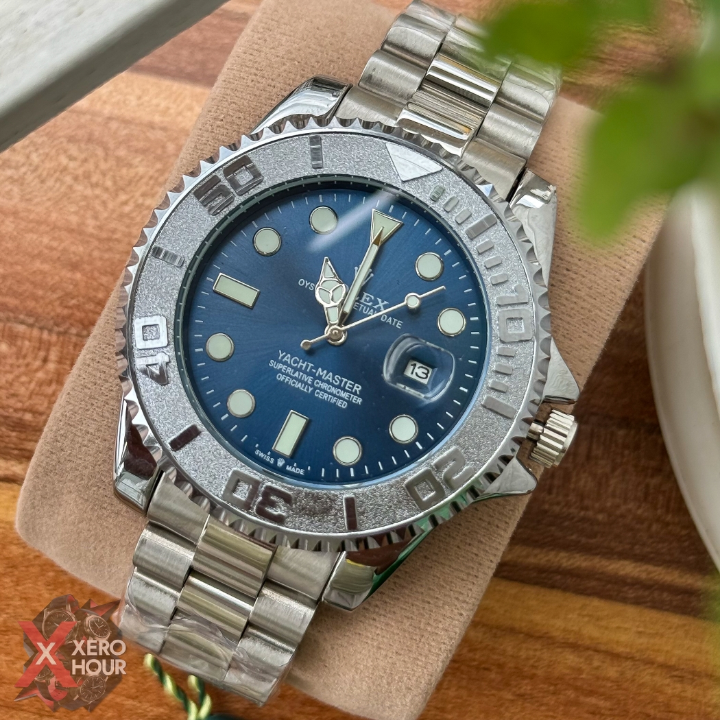 Rolex Yacht master | Chain Edition | Silver with Blue Dial