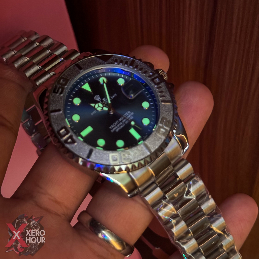 Rolex Yacht master | Chain Edition | Silver with Blue Dial_img_3