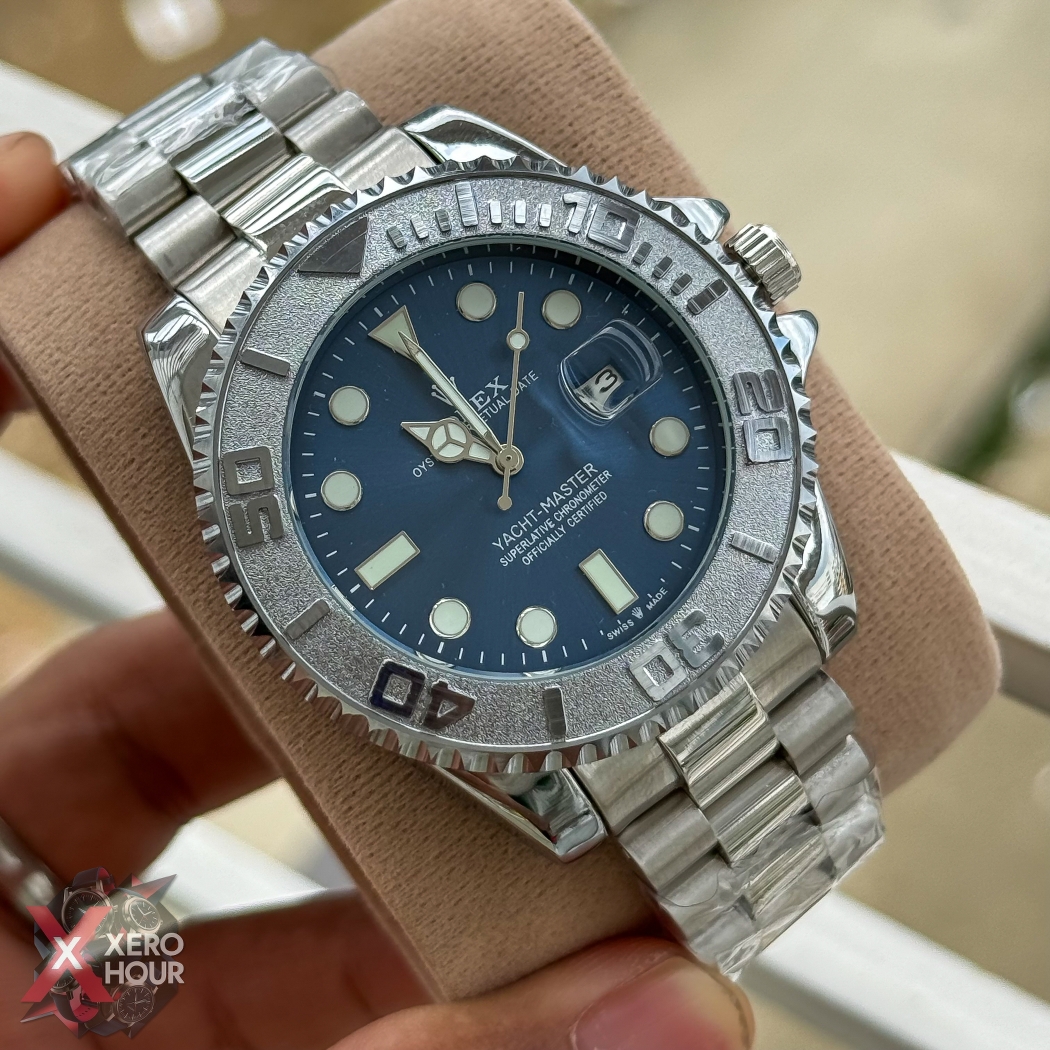 Rolex Yacht master | Chain Edition | Silver with Blue Dial_img_5