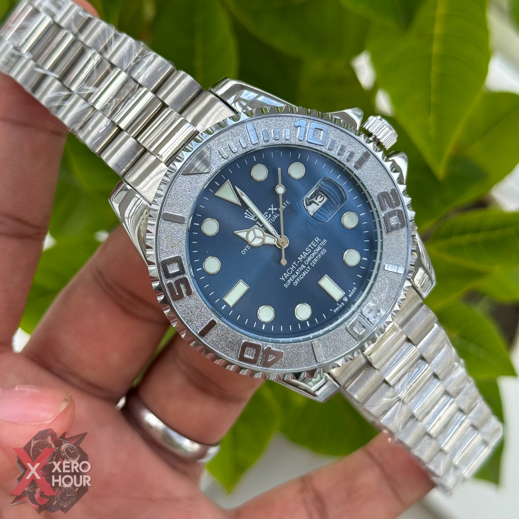 Rolex Yacht master | Chain Edition | Silver with Blue Dial_img_7