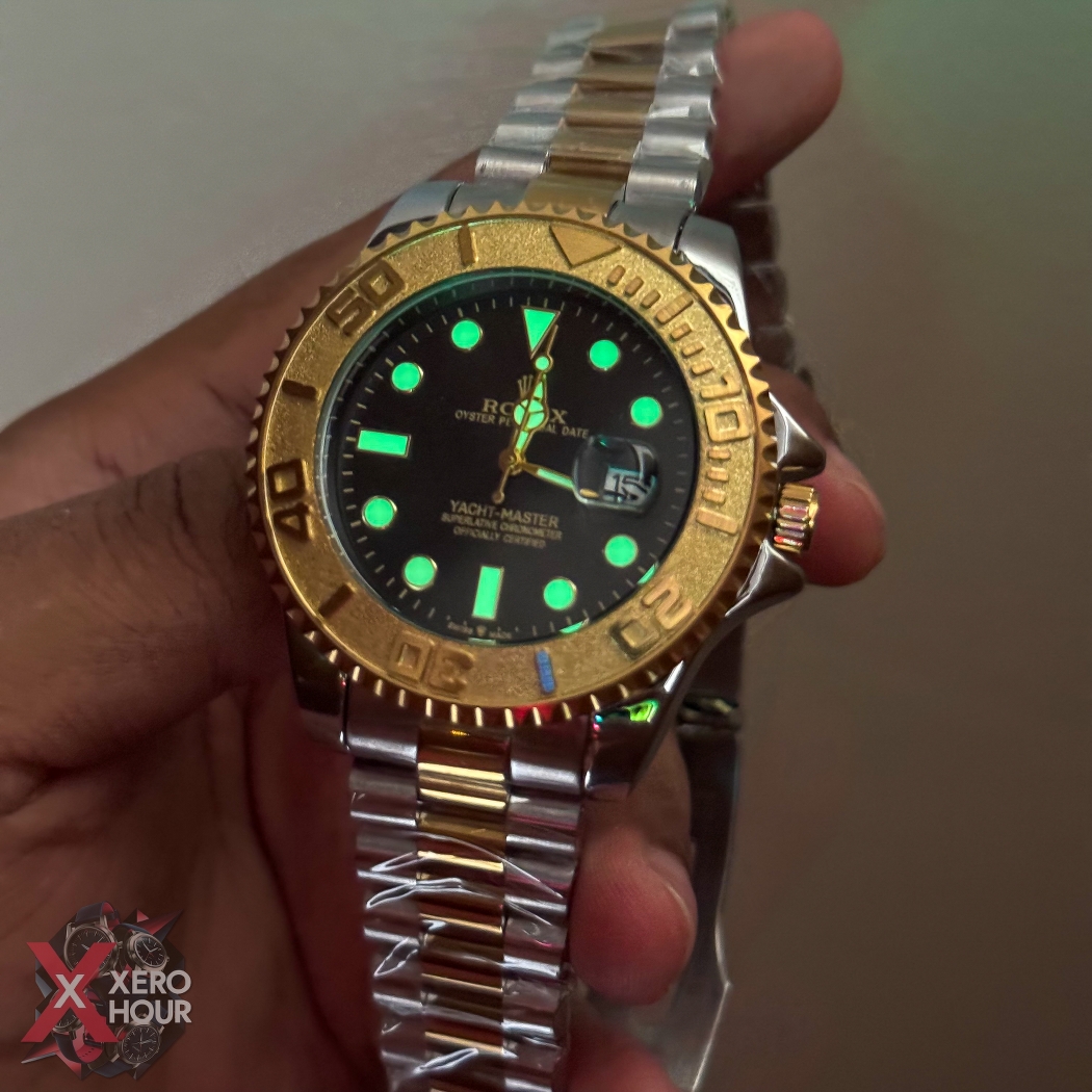 Rolex Yacht master | Chain Edition | Dual Tone With Black Dial_img_2