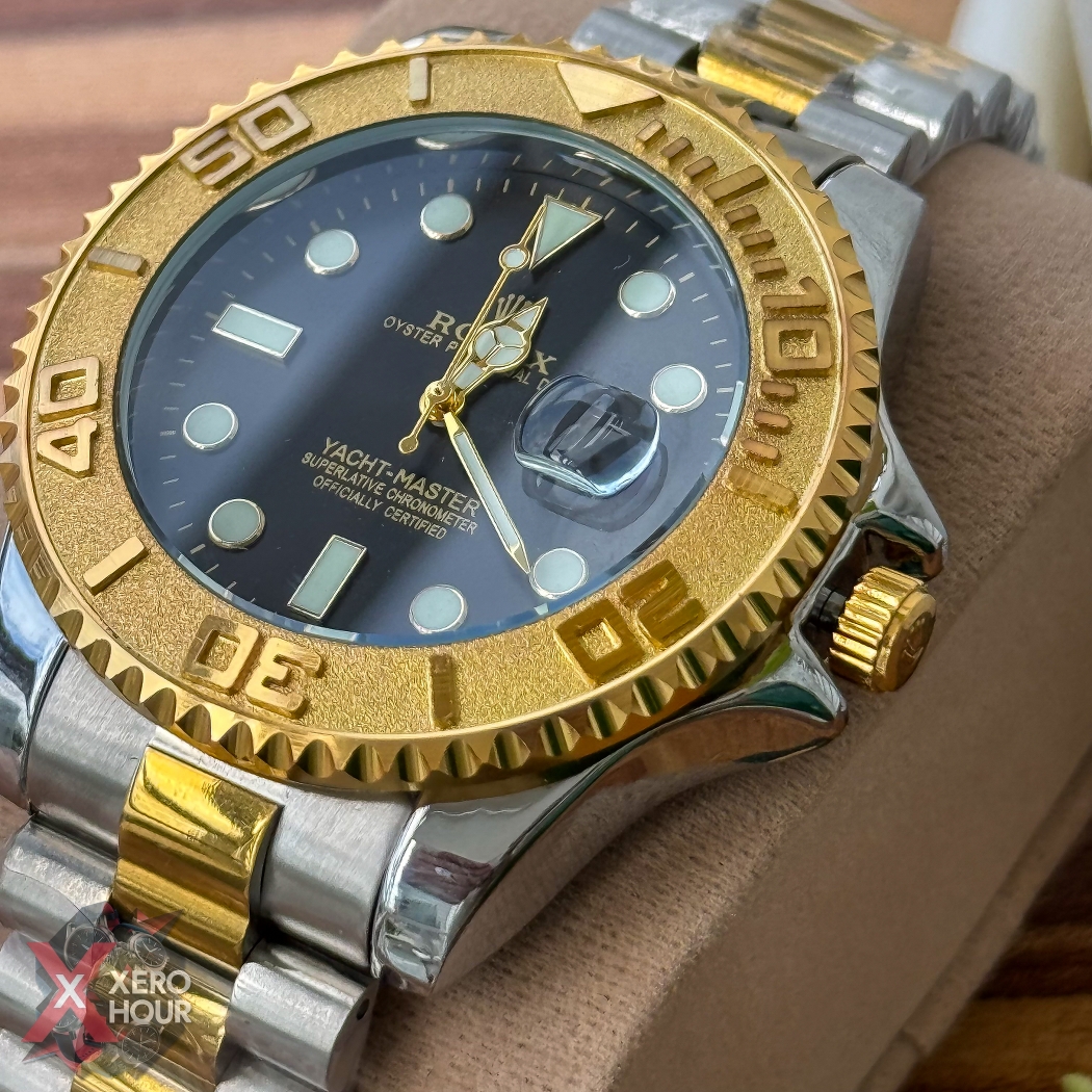 Rolex Yacht master | Chain Edition | Dual Tone With Black Dial_img_3