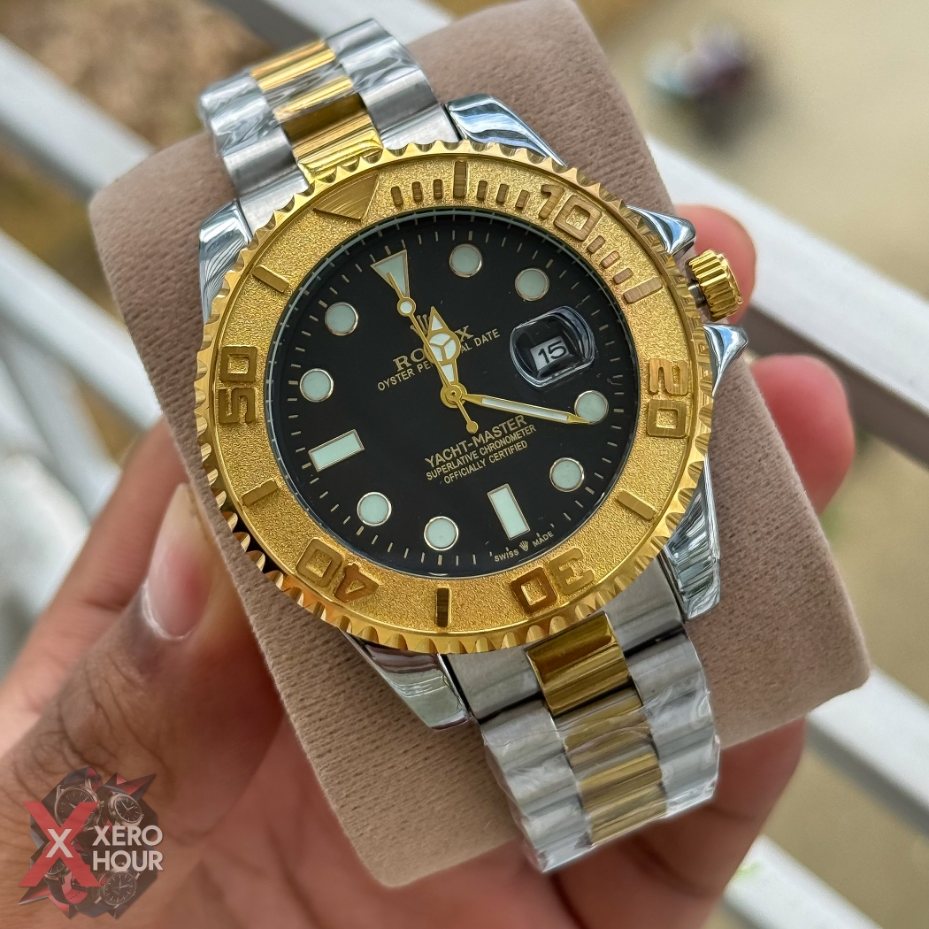 Rolex Yacht master | Chain Edition | Dual Tone With Black Dial_img_4