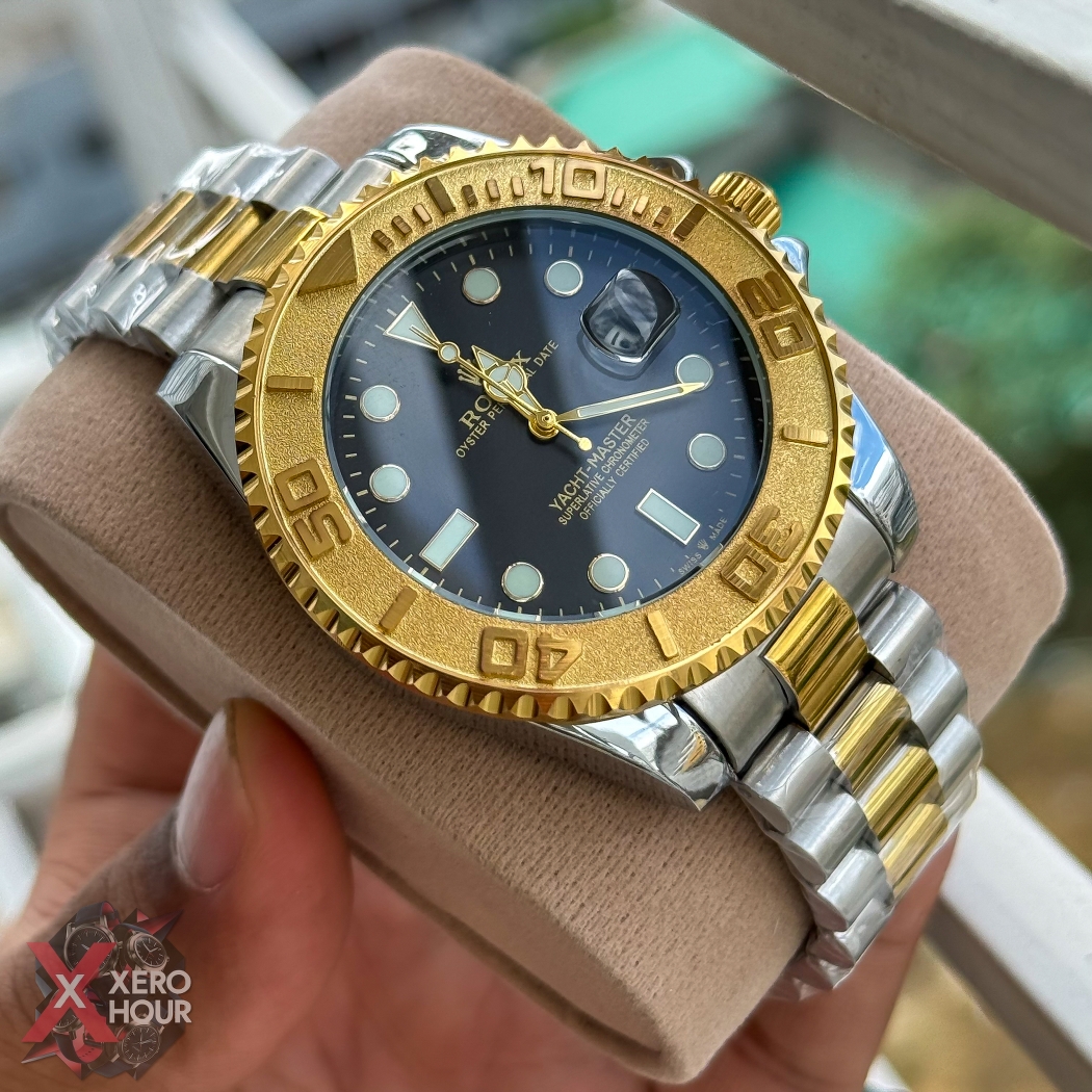 Rolex Yacht master | Chain Edition | Dual Tone With Black Dial_img_5