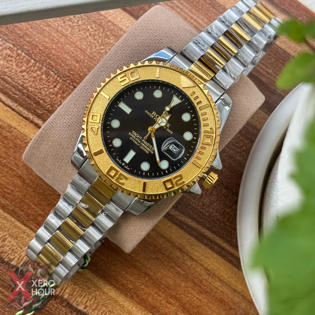 Rolex Yacht master | Chain Edition | Dual Tone With Black Dial_img_6
